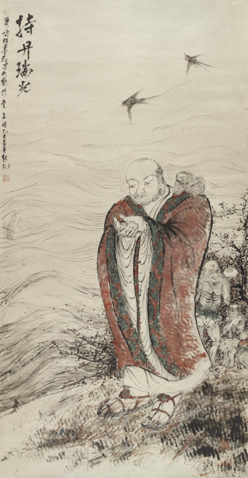 “向往经典－-刘万鸣字画艺术展”在西安陕西省好意思术博物馆举办