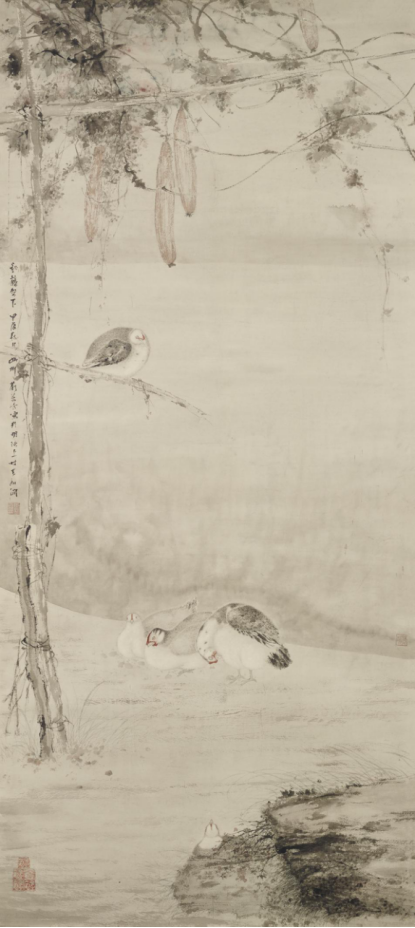 “向往经典－-刘万鸣字画艺术展”在西安陕西省好意思术博物馆举办