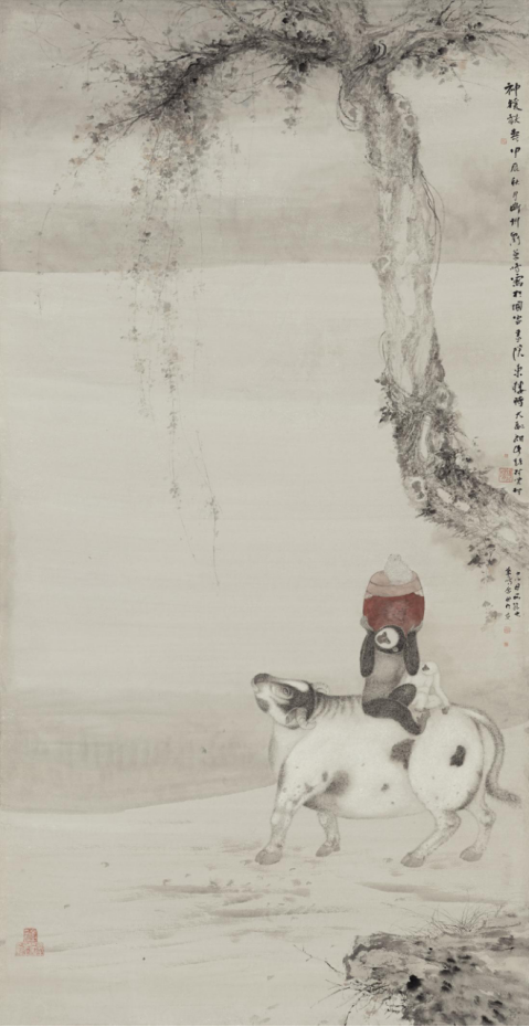 “向往经典－-刘万鸣字画艺术展”在西安陕西省好意思术博物馆举办